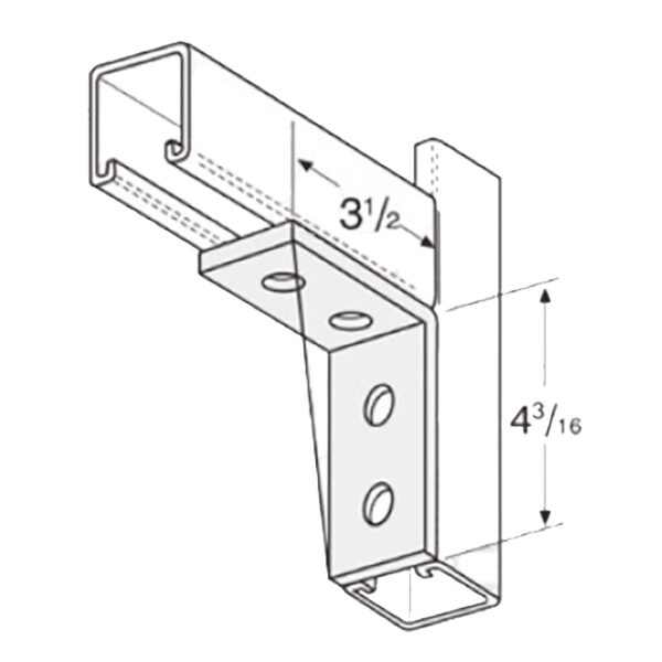 PeakSource S2110 4-Hole Corner Angle