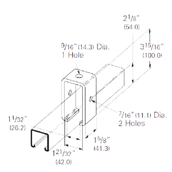 PeakSource S2390 Trolley Beam Support PeakSource S2390 Trolley Beam Support