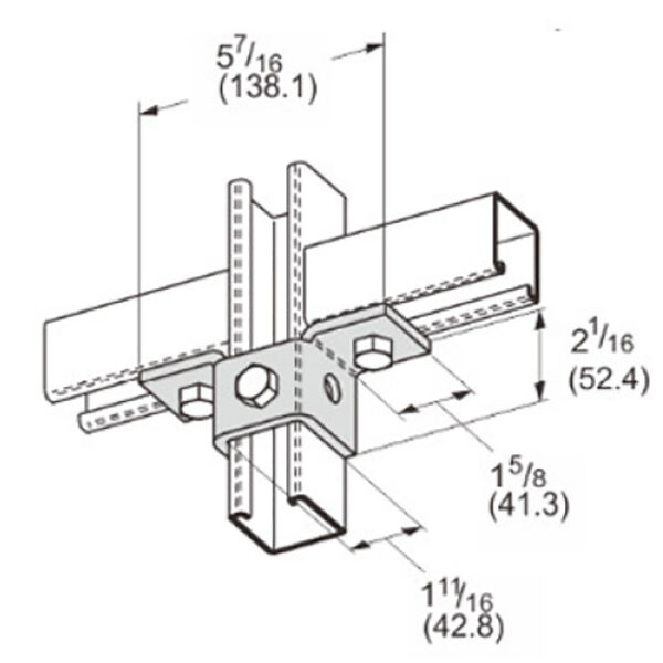 PeakSource S2421 5-Hole Double Wing Connection