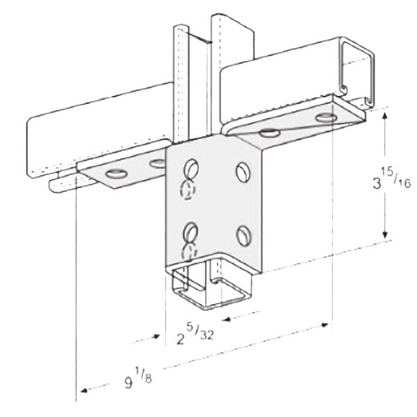 PeakSource S2423 10-Hole Double Wing Connection