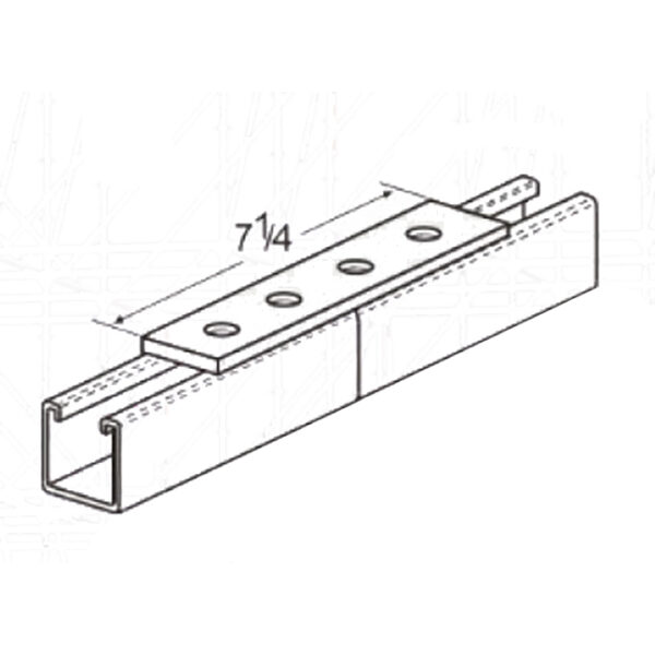 PeakSource 4-Hole Splice Plate