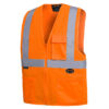 Pioneer Hi-Viz Front Zipper Safety Vest
