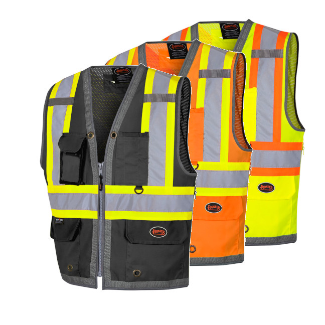 Pioneer Hi Viz Mesh Surveyor's Safety Vest