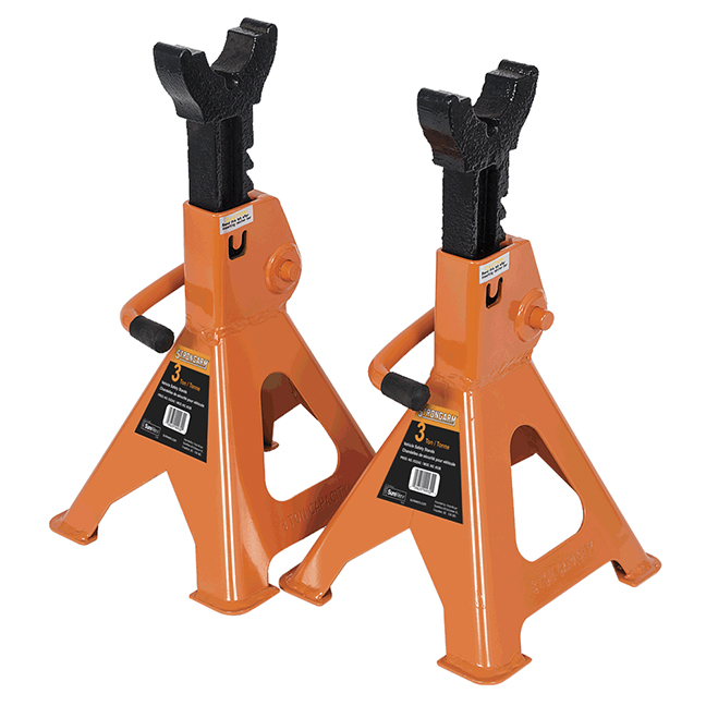 Strongarm 032242 853B 3-Ton Ratchet Style Jack Stands (Pair)
