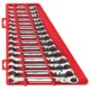 Milwaukee 48-22-9413 SAE Flex Head Ratcheting Combination Wrench Set 15-Piece Milwaukee 48-22-9413 SAE Flex Head Ratcheting Combination Wrench Set 15-Piece