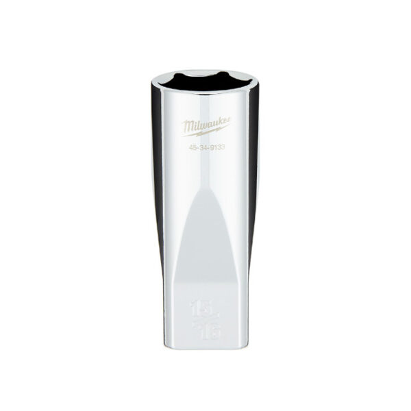 Milwaukee 43-34-9133 1/2" Drive 15/16" SAE 6-Point Deep Socket with FOUR FLAT Sides