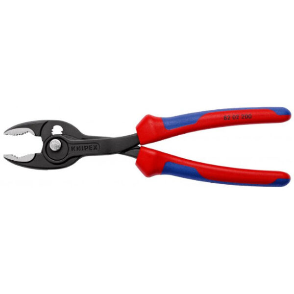 Knipex 8202200 8" (200 mm) Twingrip Slip Joint Pliers - Multi Component Handles