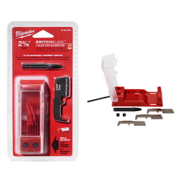 Milwaukee 48-25-5250 Milwaukee 48-25-5250 2-9/16" SWITCHBLADE™ 3-Blade Replacement Kit