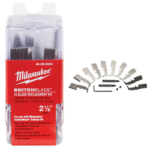 Milwaukee 48-25-5320 1-3/8" SWITCHBLADE™ 10-Blade Replacement Kit