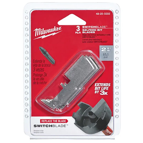Milwaukee 48-25-5550 2-9/16" SWITCHBLADE™ Replacement Blade 3-Pack