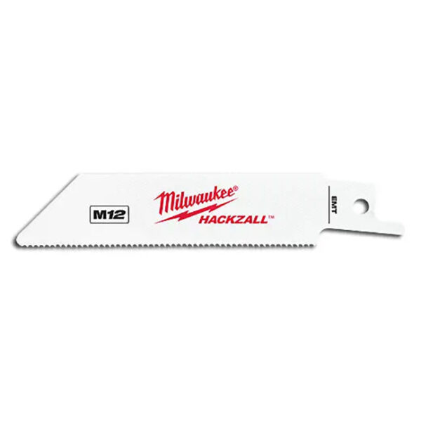 Milwaukee 49-00-5418 4" 18TPI Think Kerf Bi-Metal M12 HACKZALL Blade for Thin Metal 5-Pack