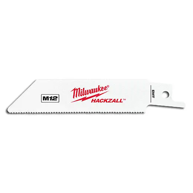 Milwaukee 49-00-5418 M12 Hackzall 4" Blade for EMT / Tube 5-Pack