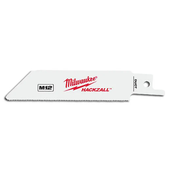Milwaukee 49-00-5424 4" 24TPI Think Kerf Bi-Metal M12 HACKZALL Blade for Thin Metal 5-Pack