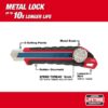 Milwaukee 48-22-1961 18mm Snap Off Knife with Metal Lock and Precision Cut Blade Milwaukee 48-22-1961 18mm Snap Off Knife with Metal Lock and Precision Cut Blade