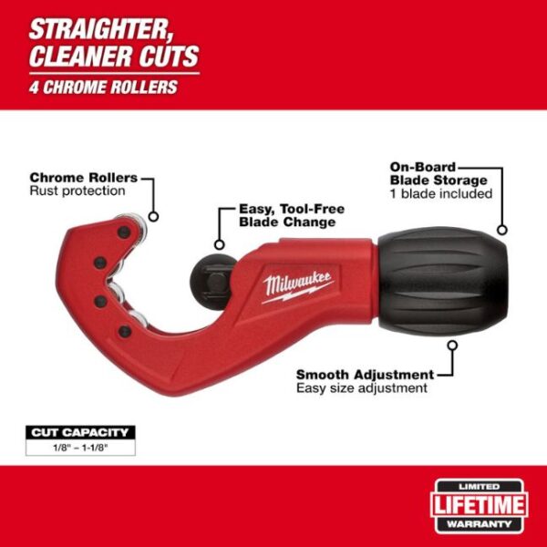 Milwaukee 48-22-4259 1" Constant Swing Copper Tubing Cutter