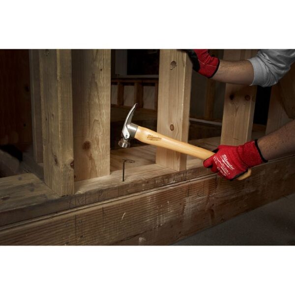 Milwaukee 48-22-9519 19oz Smooth Face Hickory Handle Framing Hammer