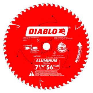 Diablo D0756N 7-1/4" x 56T Thick Aluminum Cutting Saw Blade