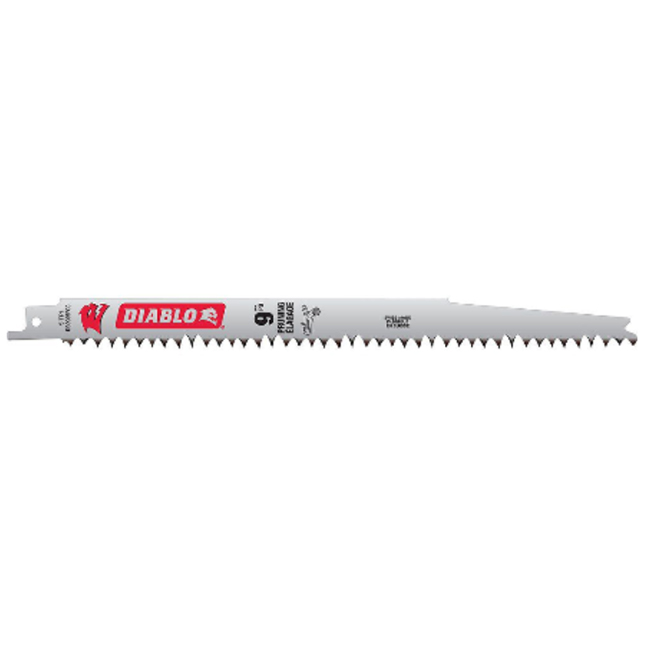 Diablo DS0905FGC 9" 5-TPI Fleam Ground Reciprocating Saw Blade for Pruning 1pk