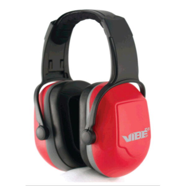 Jackson 20774 H70 Vibe Earmuffs Headband Style 26dB NRR - Red