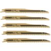 Makita B-05153 8" 6/10-TPI Super-Express Reciprocating Saw Blades for Wood 5-Pack
