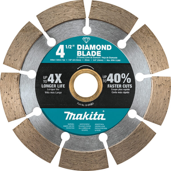 Makita B-69593 4‑1/2" Diamond Blade General Purpose