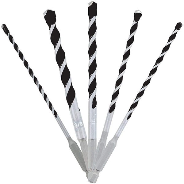 Diablo DMAMM1190-S5 Multi-Material Carbide Tipped Hammer Drill Bit Set 5-Piece