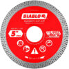 Diablo DMADC0500 5" Diamond Continuous Rim Cut-Off Discs for Masonry