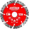 Diablo DMADST0450 4-1/2" Diamond Segmented Turbo Cut-Off Discs for Masonry