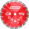 Diablo DMADST1000 10" Diamond Segmented Turbo Cut-Off Discs for Masonry