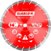Diablo DMADST1400 14" Diamond Segmented Turbo Cut-Off Discs for Masonry