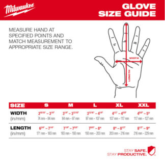 Milwaukee High-Dexterity Polyurethane Dipped Gloves
