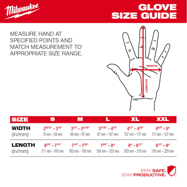 Milwaukee Goatskin Leather Gloves - BC Fasteners & Tools