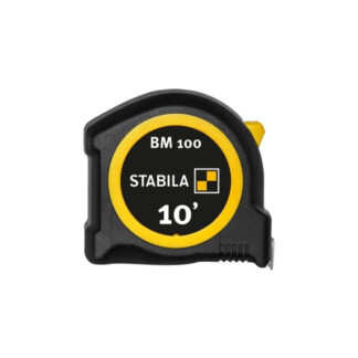Stabila 30710 Tape Measure BM100 10ft Length inch Scale
