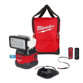 Milwaukee 2123-20 M18 Utility Remote Control Search Light with Portable Base-Tool Only