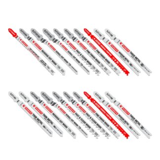 Diablo DJT20S T-Shank Jig Saw Blade Set for Wood and Metal 20-Piece