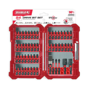Diablo DSC-CMS54 Impact Strong Drive Bit Set 54-Piece