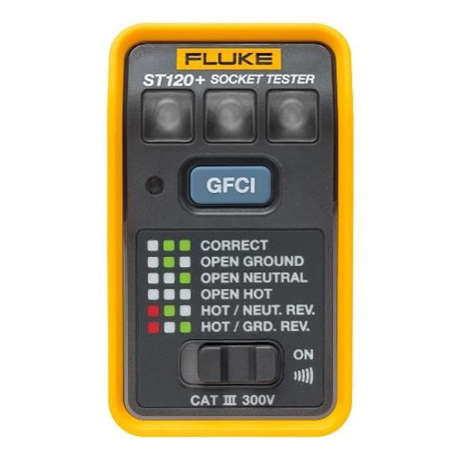 Fluke ST120+ GFCI Socket Tester with Beeper