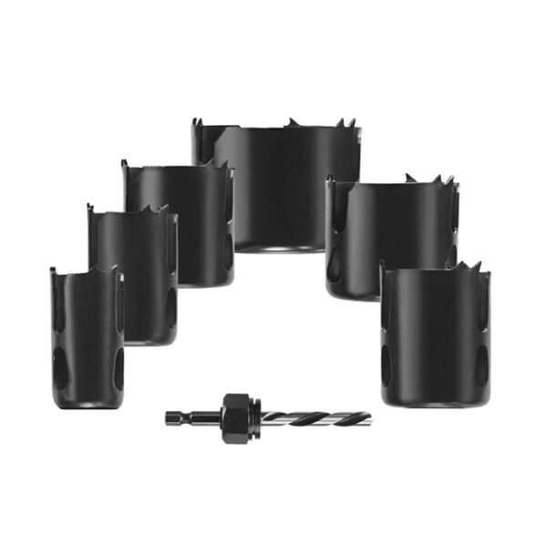 Avanti AHS007S High Carbon Steel Hole Saw Set 7-Piece
