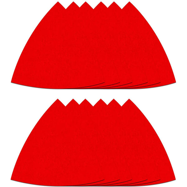 Diablo DCT318ASTH12G 3-1/8" Oscillating Detail Triangle Sanding Sheet Assorted Pack 12-Pieces