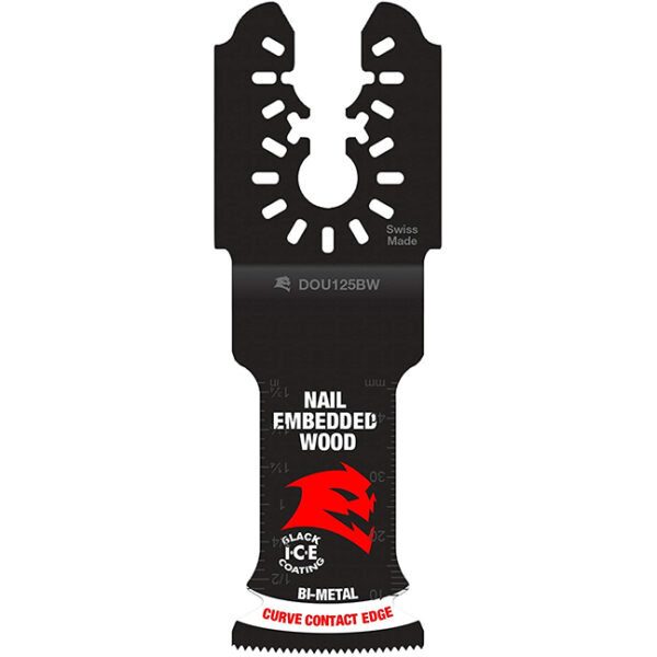 Diablo DOU125BW 1-1/4" Universal Fit Bi-Metal Oscillating Blade for Nail-Embedded Wood 1-Pack