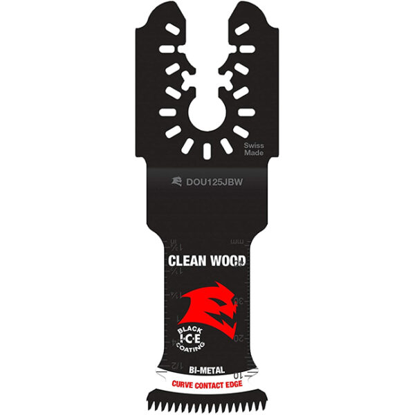 Diablo DOU125JBW 1-1/4" Universal Fit Bi-Metal Oscillating Blade for Clean Wood 1-Pack