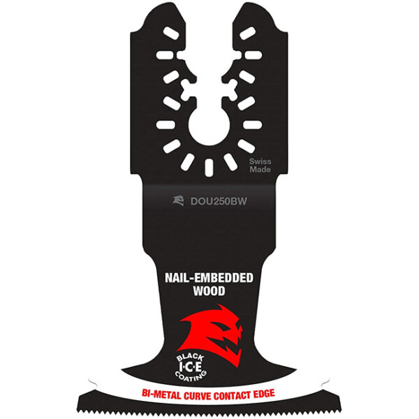 Diablo DOU250BW 2-1/2" Universal Fit Bi-Metal Oscillating Blade for Nail-Embedded Wood 1-Pack