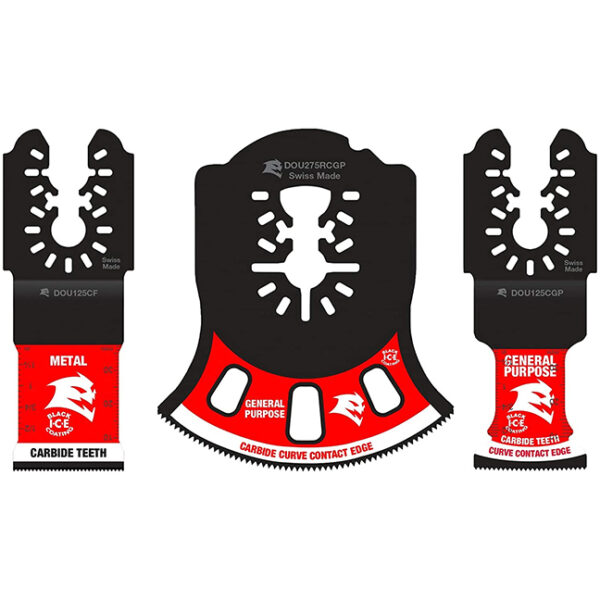 Diablo DOU3CS Universal Fit Carbide Oscillating Blade Set 3-Piece