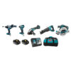 Makita DLX5077TX1 Makita DLX5077TX1 18V 5.0 Ah LXT 5 Tool Combo Kit