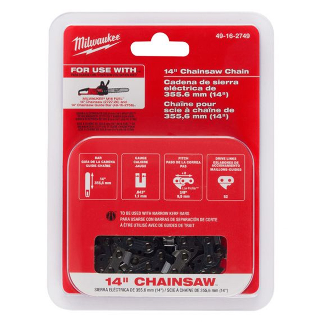 thumbnail image 2 of V-MODEST 5-Pack 16" Chainsaw Chains – 3/8LP .043" 56DL, Replaces Milwaukee 49-16-2715 & More 2 of 4
