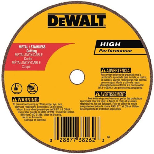 DeWalt DW8711 A60T Wheel 3" X 1/16" X 3/8"