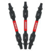 Diablo DDESQV25-S3 Diablo DDESQV25-S3 2-1/2" Double-Ended Square Drive Bit Assorted Pack 3-Pack