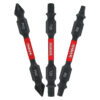 Diablo DDEV25-S3 Diablo DDEV25-S3 2-1/2" Double-Ended PH/SQ/TX Drive Bit Assorted Pack 3-Pack