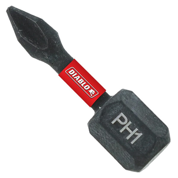 Diablo DPH11P2 PH1 x 1" Phillips Drive Bits 2-Pack