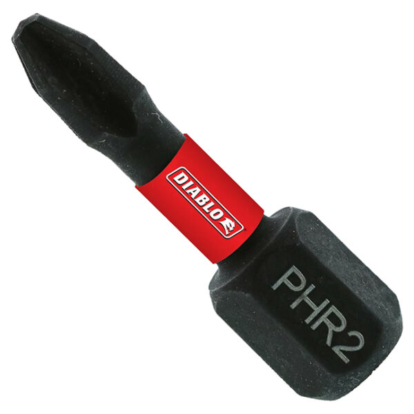 Diablo DPH31P2 PH3 x 1" Phillips Drive Bits 2-Pack